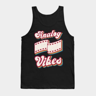 Retro Photographer Vintage Analog Vibes Tank Top